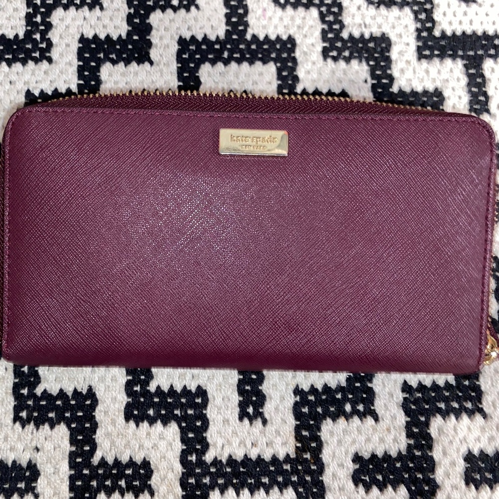 Kate Spade Large Deep Purple Wallet